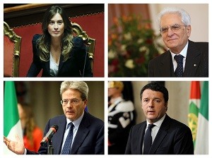Boschi Mattarella Gentiloni Renzi