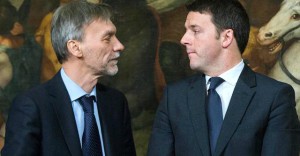 Graziano delrio e Matteo Renzi