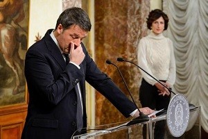 Renzi announces resignation